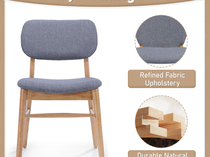Voyager Upholstered Accent Chair With Splayed Legs And Wood Frame (Set of 2)