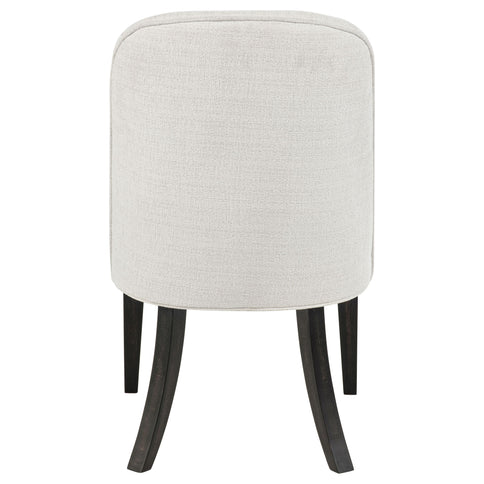 Bangor - Upholstered Dining Side Chair (Set of 2) - Black / Cream