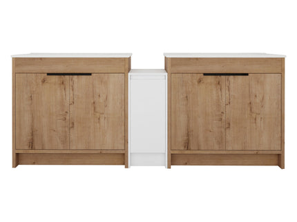Freestanding Bathroom Vanity & Sink, Storage Cabinets, Soft Closing Doors