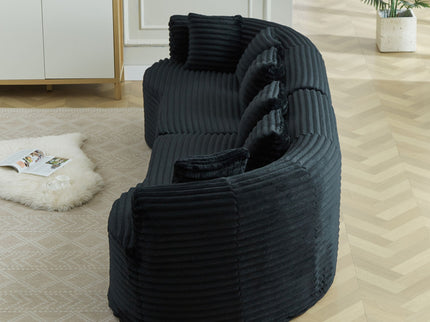 Sectional Sofa, Oversized 4 Seater With Deep Seat Design