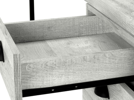 Computer Desk For Home Office, Laptop, 3 Storage Drawers, Contemporary & Moder