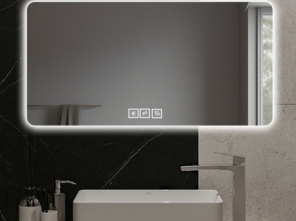 LED Bathroom Mirror With 3 Color Dimmable Backlight