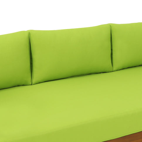 Claremont - 3 Seater Daybed Teak Acacia Wood Water Resistant Cushions