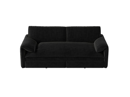 Pull Out 3 In 1 Convertible Sleeper Sofa With Side Storage, Multi Functional