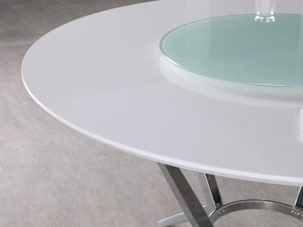 Anchor - Round Dining Table - Gloss White