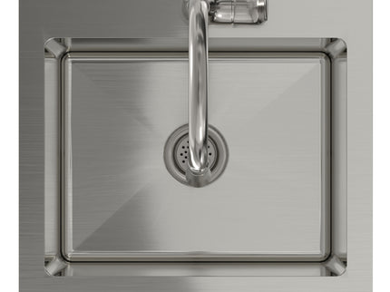 Reed - Deluxe Laundry Cabinet With Pull-Out Faucet And Stainless Steel Sink