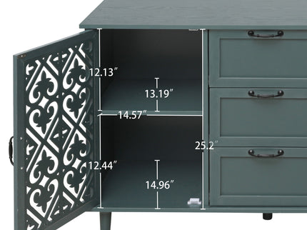 2 Door 3 Drawer Cabinet