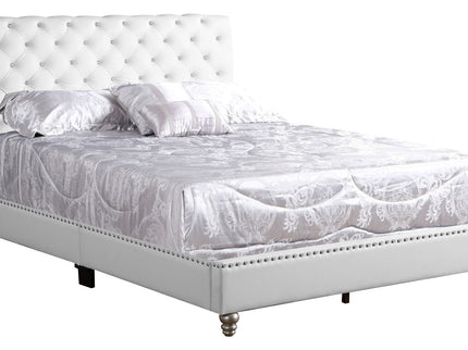 Elegant Transitional Upholstered Bed