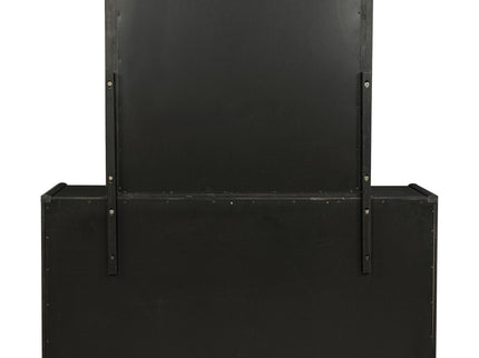 Bangor - 8 Drawer Dresser With Mirror Set - Black