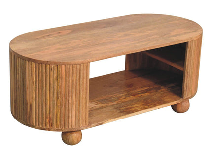 Soba - Ball Open Coffee Table - Oak
