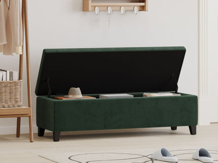 Upholstered Storage Ottoman Bench