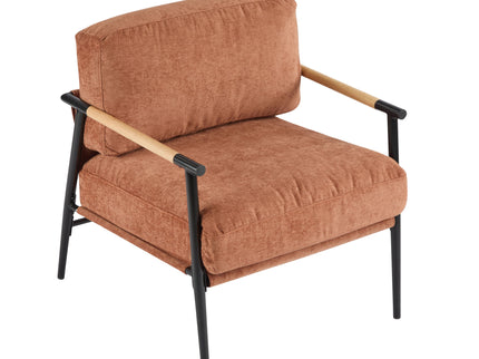 Modern Accent Chair With Cushions, Cozy Seating