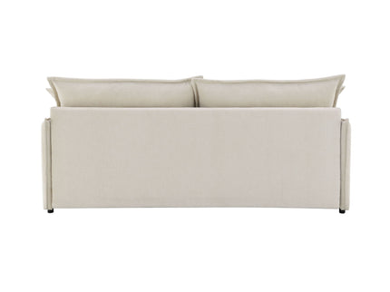 Elisea - Sleeper Sectional Sofa With 2 Toss Pillows - Beige
