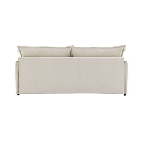 Elisea - Sleeper Sectional Sofa With 2 Toss Pillows - Beige