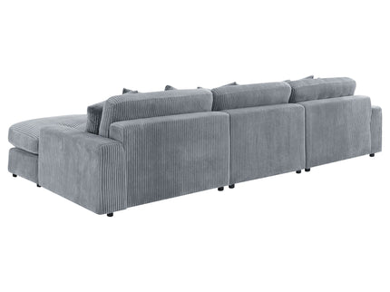 Cassidy - Upholstered Sectional Sofa With Reversible Cushions