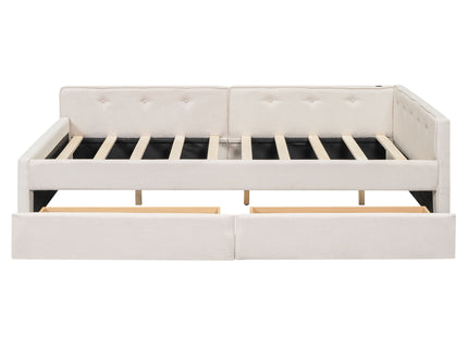 Platform Bed With USB Ports