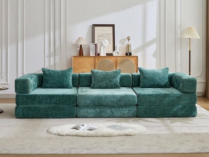 Convertible Floor Sofa Bed, Boneless Modular Sectional Sofa For Living Room