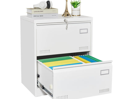 Filing Cabinet Lateral File Cabinet 3 Drawer, Locking Metal File Cabinets Three Drawer, Office Filing Cabinet With Lock Drawers For Home Office