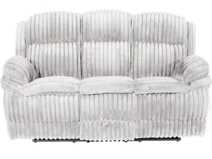 Motion Recliner Sofa With Fold-Down Table, Manual Recline, Charging Station & Cup Holders