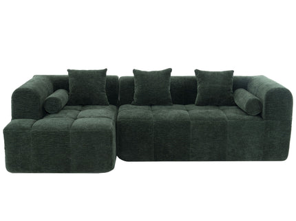 Sectional Free Combined Sofa With 2 Side Pockets