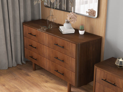 Logan - Dresser With 6 Drawers - Brown