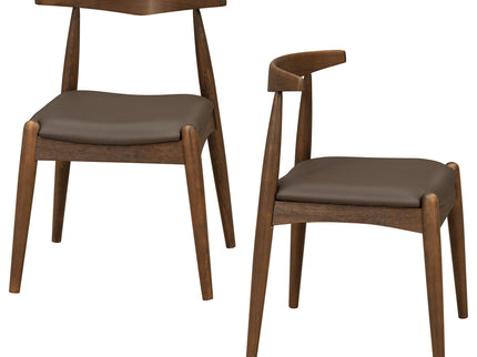 Dining Chairs With Ergonomic Backrest (Set of 2)