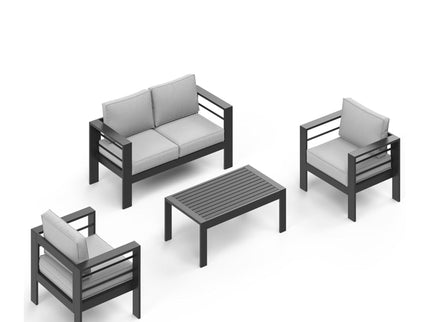 Outdoor Patio Set With All-Weather Thick Cushions