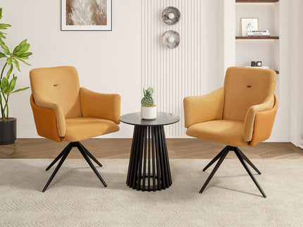 Swivel Home Office Desk Chairs With Arm (Set of 2)