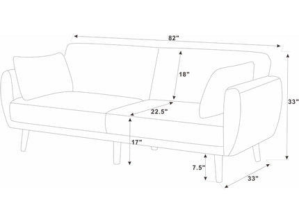 Futon Sofa Bed With Tall Legs