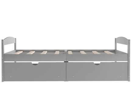 Platform Bed With 2 Drawers