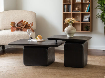 Square Coffee Table Set (Set of 2)