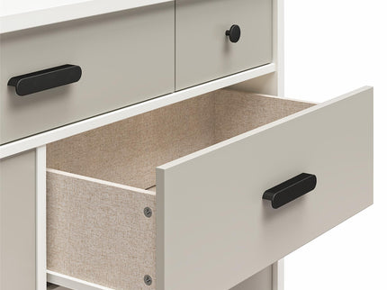 Valencia - 7 Drawer Wide Dresser - Taupe