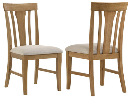 Auburn - Dining Side Chair (Set of 2) - Natural / Light Brown
