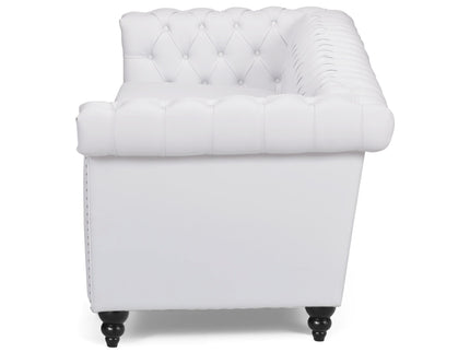 Chesterfield Style 3 Seater Sofa With Deep Button Tufting