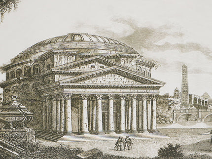 Architecture Wall Art, Wall Decor For Living Room Dining Room Bedroom Hallway - White / Black