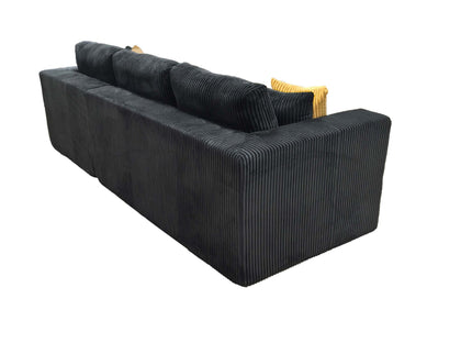 L - Shape Full Compressed Upholstered Sectional