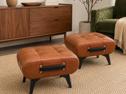 Minimalist Footstool With Hidden Storage