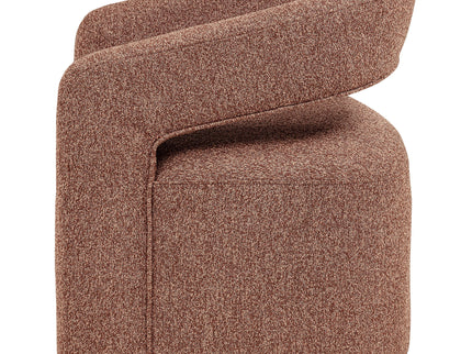 Brillia - Swivel Accent Chair - Burgundy