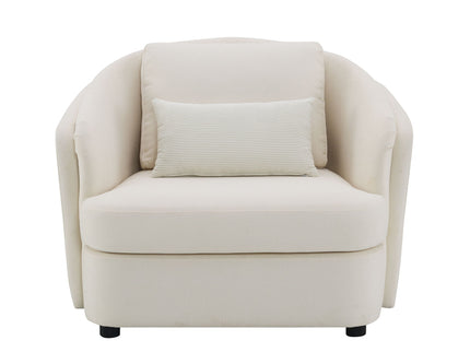 Mariko - Linen 3 Pieces Living Room Set - Beige
