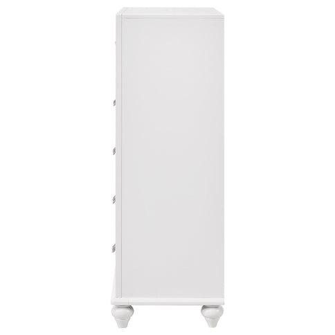 Randall - 5 Drawer Chest - White