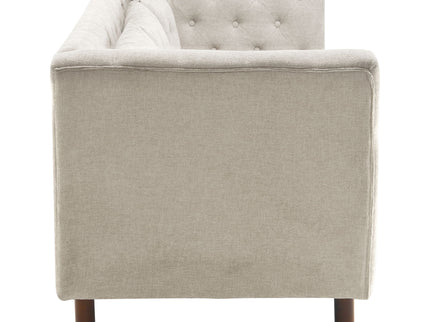 Upholstered Sofa Modern 3 Seater Sofa Couch With Tufted Design For Living Room
