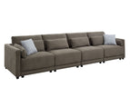 Dark Brown / 4 Pc. Sectional