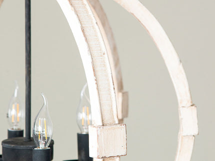 Chandelier, Hanging Light Fixture With Adjustable Chain For Kitchen, Bulb Not Included
