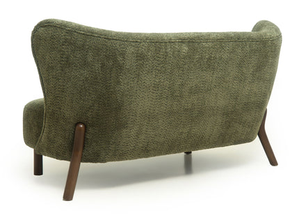 Nordic Chair Laid Back Loveseats With Curved Backres, No Armrests
