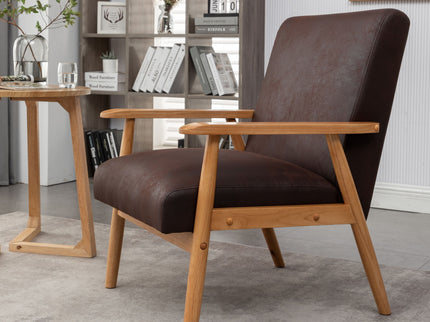 Wide Classic Mid-Century Modern Arm Chair