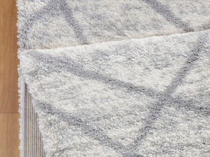 Loft Shag - 5' 3" X 7' Polypropylene, Shaggy Area Rug - Gray