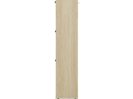 Modern Rattan 3 Door Shoe Rack Cabinet For Entryway