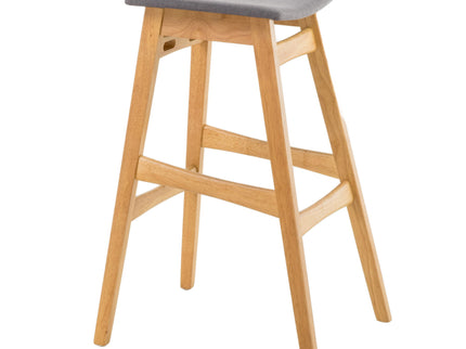 Modern Bar Stool Set With Upholstered Seating