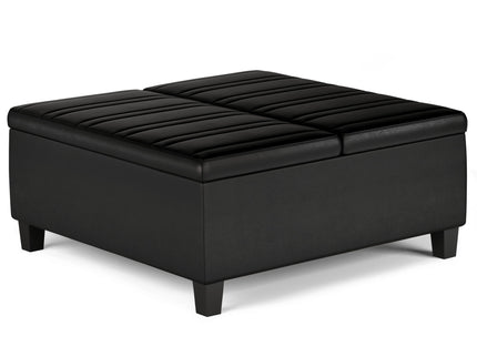 Ellis - Coffee Table Storage Ottoman Contemporary Design