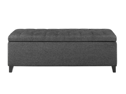 Elegant Design Tufted Top, Soft Close Storage Bench